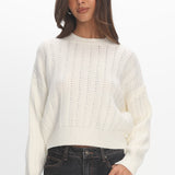 Cadence Knit Sweater Cream