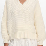 Samaya Chunky Knit Sweater Cream
