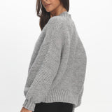 Samaya Chunky Knit Sweater Grey