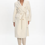 Luciana Waist Tie Trench Coat Oat