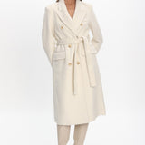 Luciana Waist Tie Trench Coat Oat