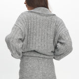 Jenae Knit Shorts Grey