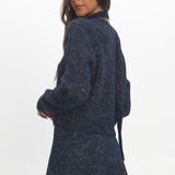 She's Good Knit Mini Skirt Navy