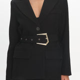 Calira Belted Blazer Black
