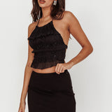 Caitlyn Bodycon Mini Skirt Black