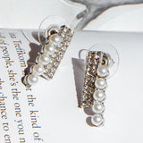 Scorpio Diamante Earrings Silver