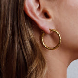 Merrill Hoop Earrings Gold
