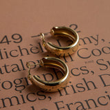 Osiris Hoop Earrings Gold