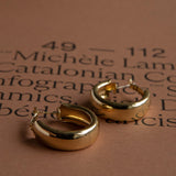 Osiris Hoop Earrings Gold