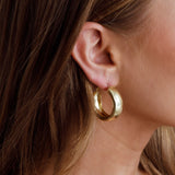 Osiris Hoop Earrings Gold