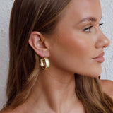 Osiris Hoop Earrings Gold