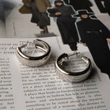 Osiris Hoop Earrings Silver