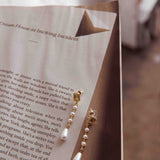 Mercy Pearl & Crystal Drop Earrings Gold