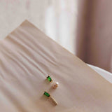Ireland Gem & Pearl Earrings Gold