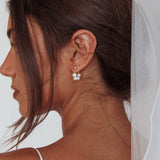 Milly Pearl Bead Earrings Gold
