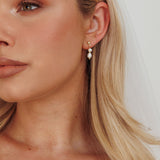 Julia Pearl Drop Earrings Gold