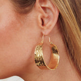 Vitality Hoop Earrings Gold