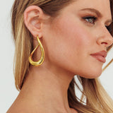 Triumph Hoop Earrings Gold