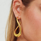 Triumph Hoop Earrings Gold