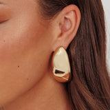 Clarita Pebble Earrings Gold