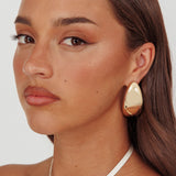 Clarita Pebble Earrings Gold