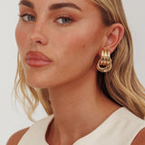 Georgina Loop Earrings Gold
