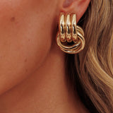 Georgina Loop Earrings Gold