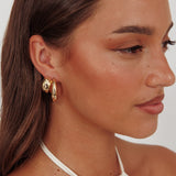Casper Chunky Earrings Set Gold