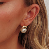 Lulu Pearl Accent Studs Gold/Pearl