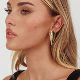 Peta Teardrop Earrings Gold