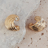 Magic Swirl Earrings Gold