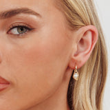 Saralee Pearl Drop Earrings Gold/Pearl