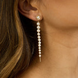 Micha Strand Drop Earrings Pearl
