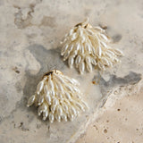 Rayn Cluster Earrings Pearl