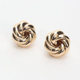 Lilibet Rope Knot Earrings Gold