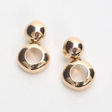 Hilary Drop Earrings Gold