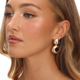 Hilary Drop Earrings Gold