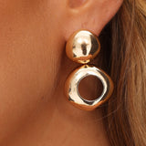 Hilary Drop Earrings Gold