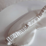 Sweet Dreams Satin Eye Mask White