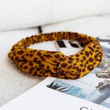 Top Knot Headband Leopard