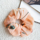 Chouchou Scrunchie Floral Peach