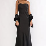 Hadley Cami Scarf Maxi Dress Black