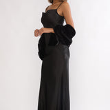 Hadley Cami Scarf Maxi Dress Black