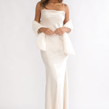 Hadley Cami Scarf Maxi Dress Cream
