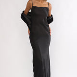 Hadley Cami Scarf Maxi Dress Black