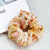 Chouchou Scrunchie Animal Yellow