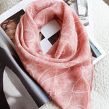 Sundaze Square Scarf Paisley Pink