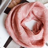 Sundaze Square Scarf Paisley Pink