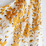 Sundaze Square Scarf Botanic Yellow
