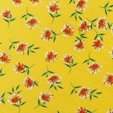 Sundaze Square Scarf Flowers Yellow